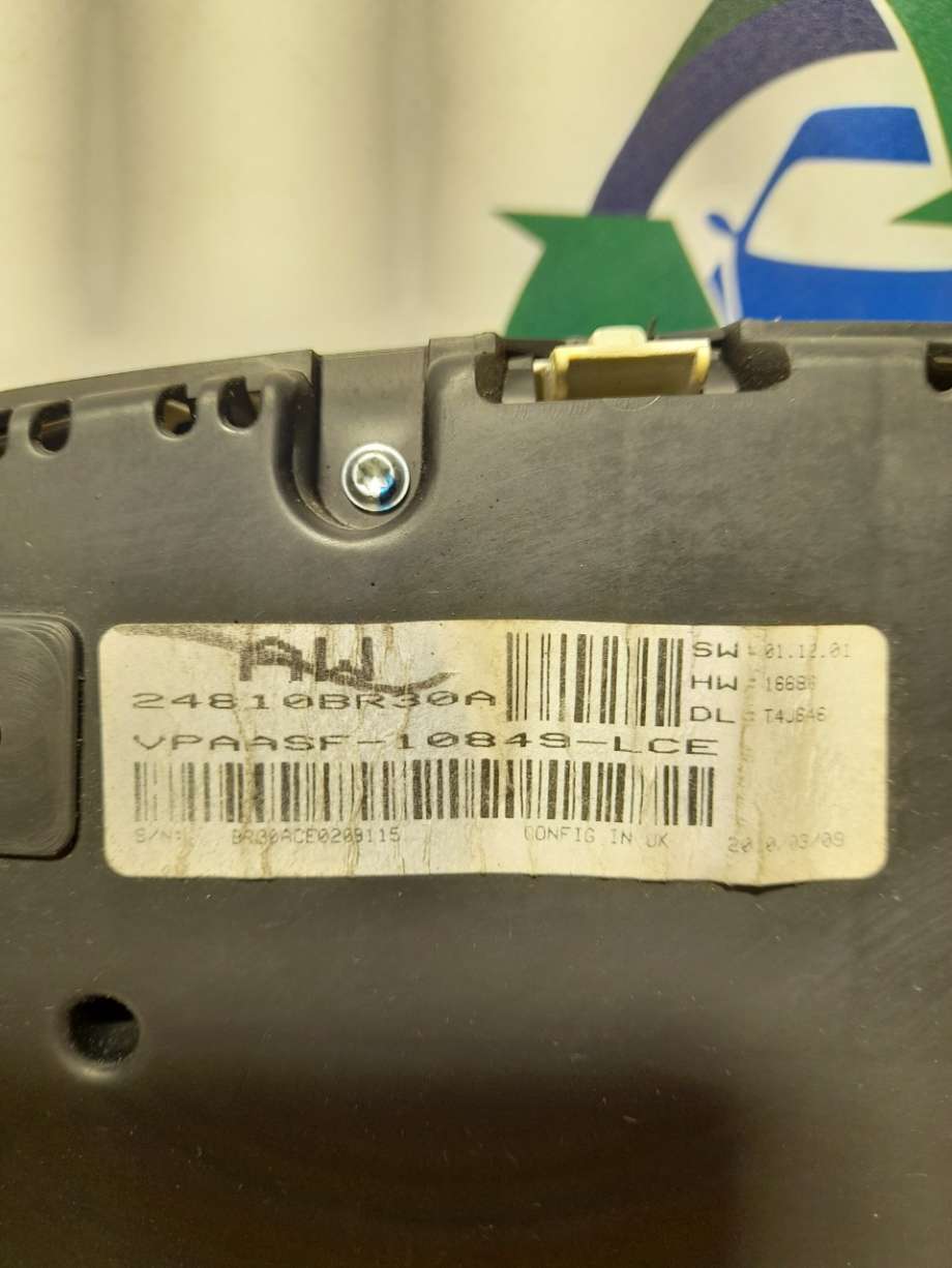 Speedometer til Nissan Qashqai 2010-2014 (Type I, Fase 2)  (|24810br30a)