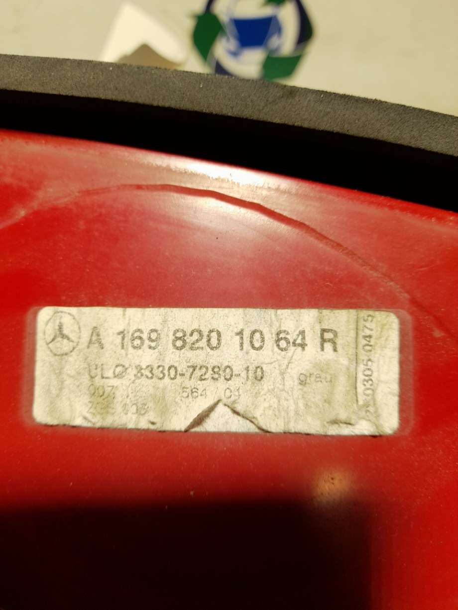 Baklykt høyre til Mercedes A-Klasse 2005-2012 (W169) (W169) (|a1698201064r)
