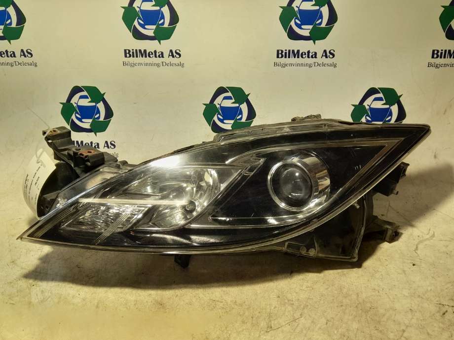 Frontlykt venstre halogen til Mazda 6 2008-2010 (Type II, Fase 1)