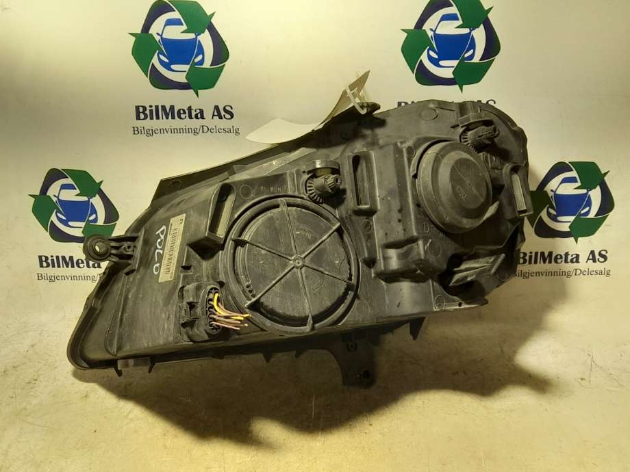 Frontlykt høyre halogen til VW Polo 2005-2009 (Type IV, Fase 2) (|6q1941008at)