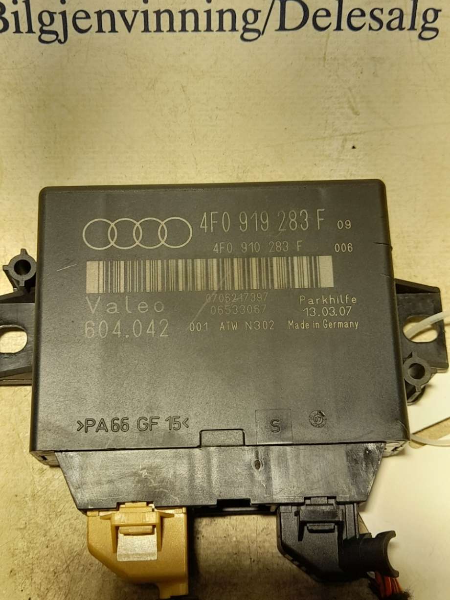 Styreenhet parkering til Audi A6 2005-2008 (Type III, Fase 1) (C6) (C6) (|4f0919283f)