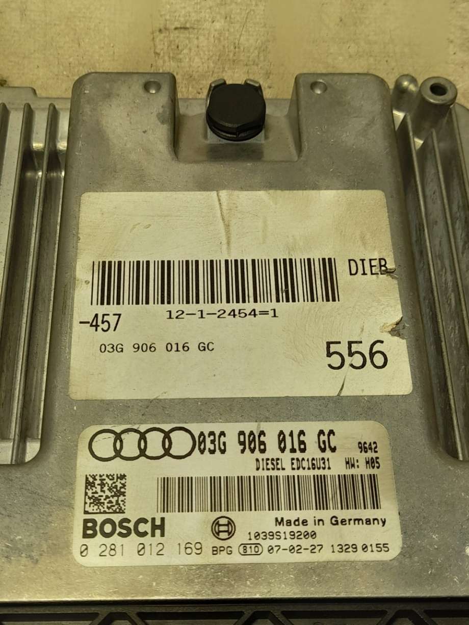 Styreenhet motor til Audi A6 2005-2008 (Type III, Fase 1) (C6) (C6) (|03g906016gc)