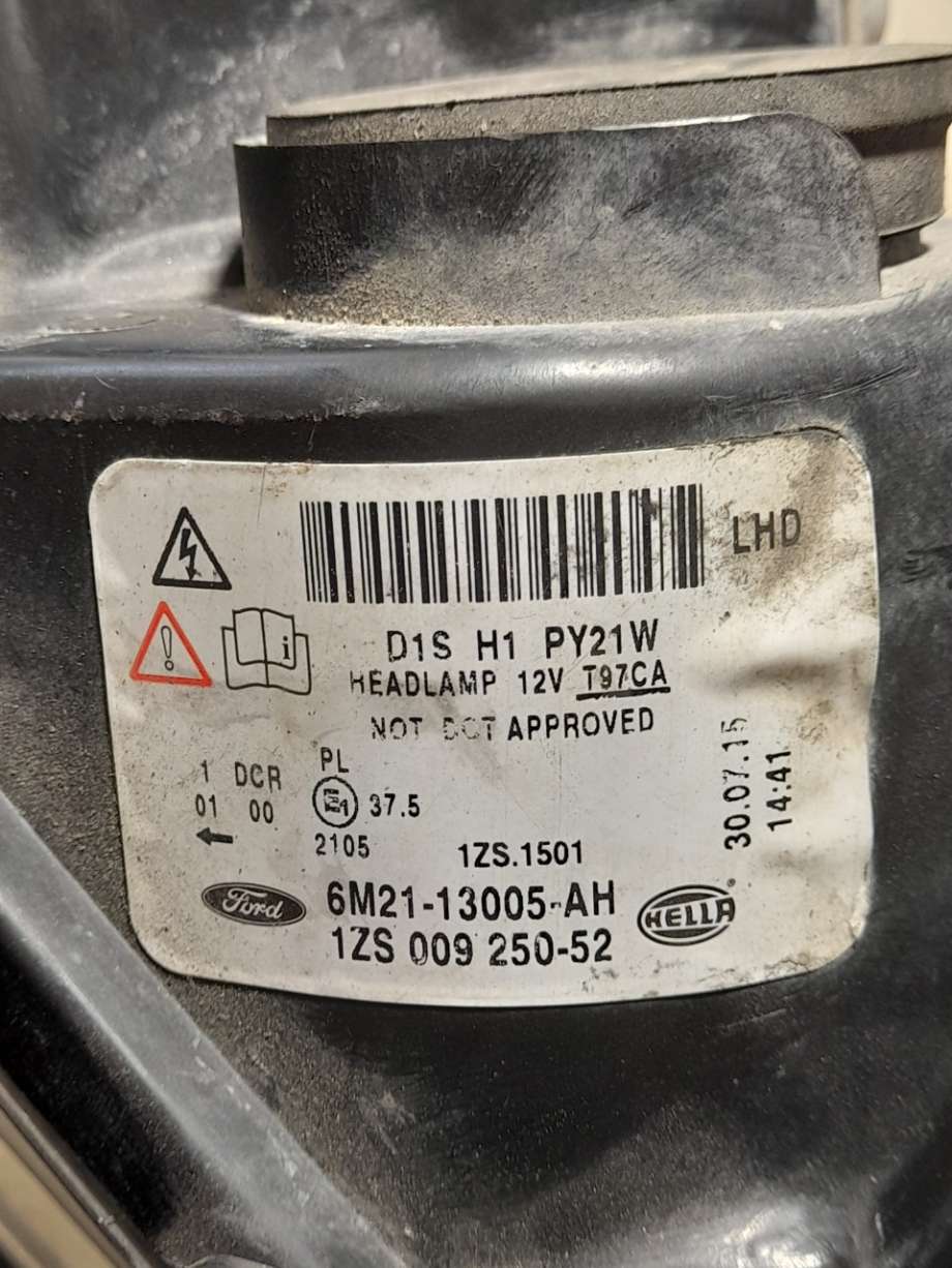 Frontlykt høyre xenon til Ford S-Max 2006-2010 (Type I, Fase 1) (|6m2113005ah)