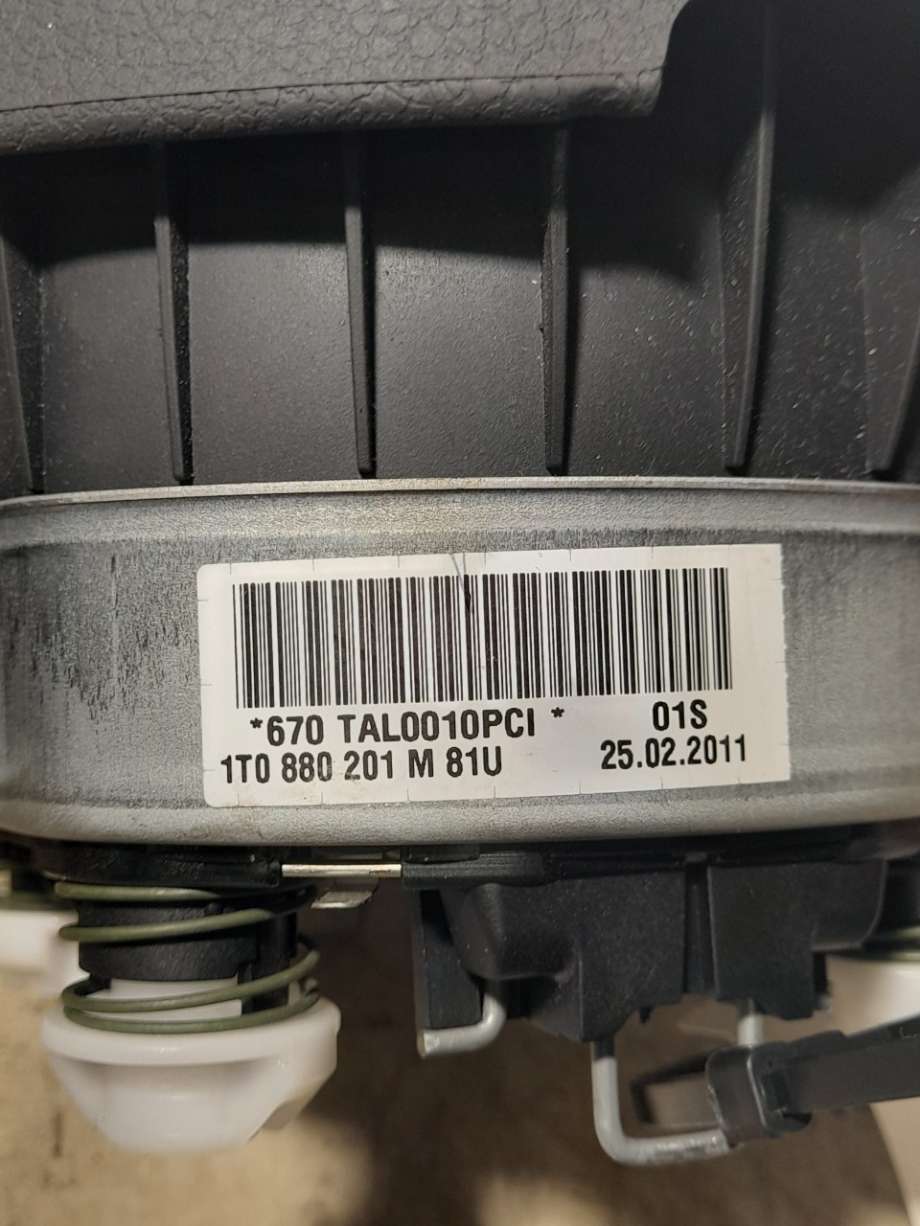 Airbag rattpute til VW Tiguan 2007-2011 (Type I, Fase 1)  (|1t0880201m81u)