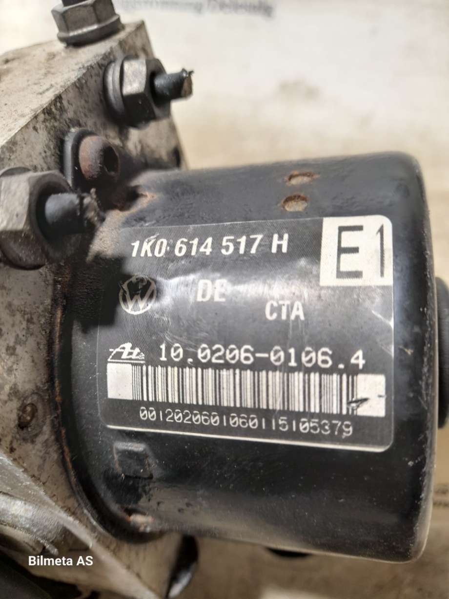 ABS sentral til Audi A3 2003-2008 (Type II, Fase 1)  (|1k0907379k|1k0614517h)