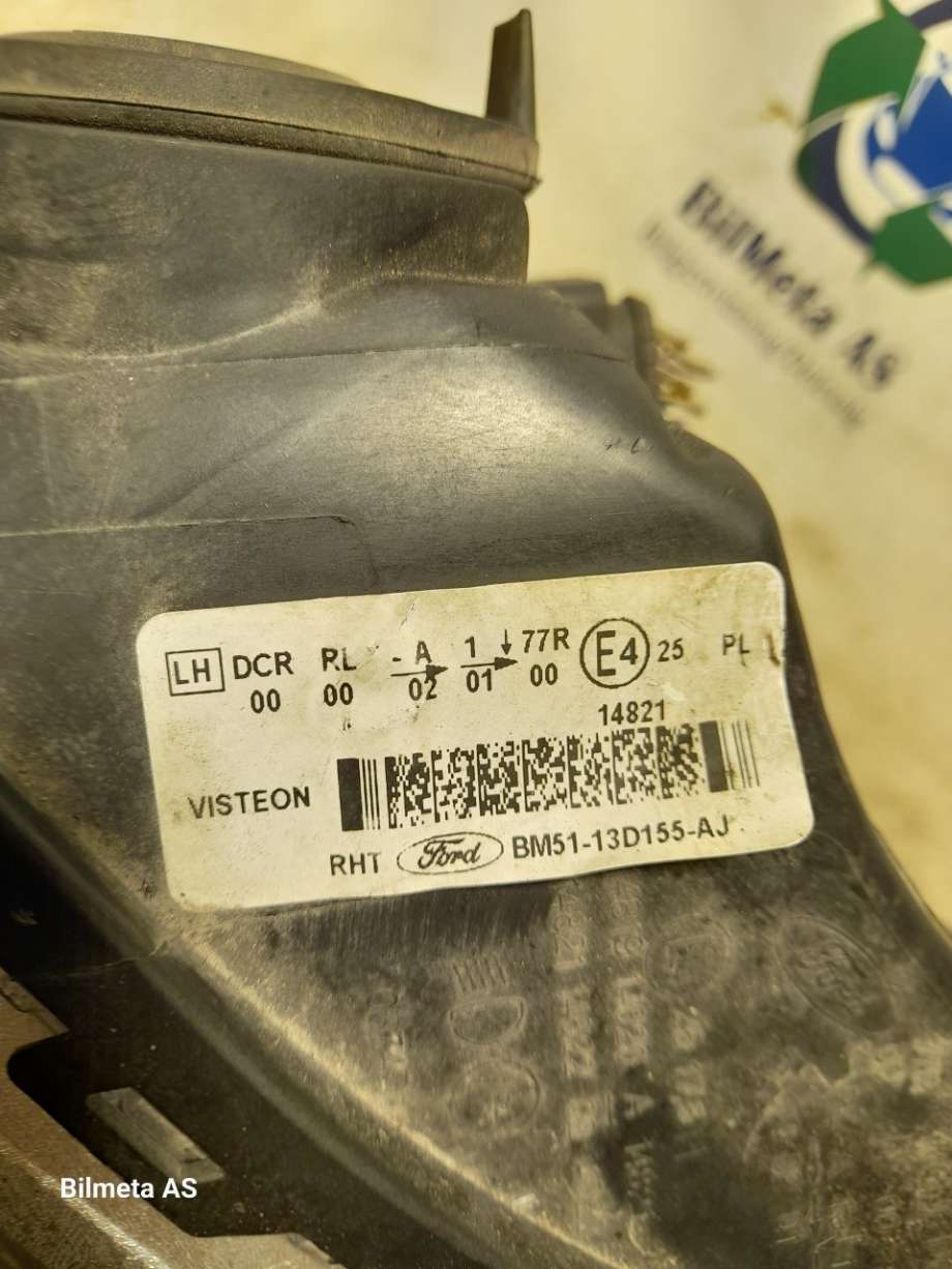 Frontlykt venstre xenon til Ford Focus 2011-2014 (Type III, Fase 1)  (|bm5113d155aj)