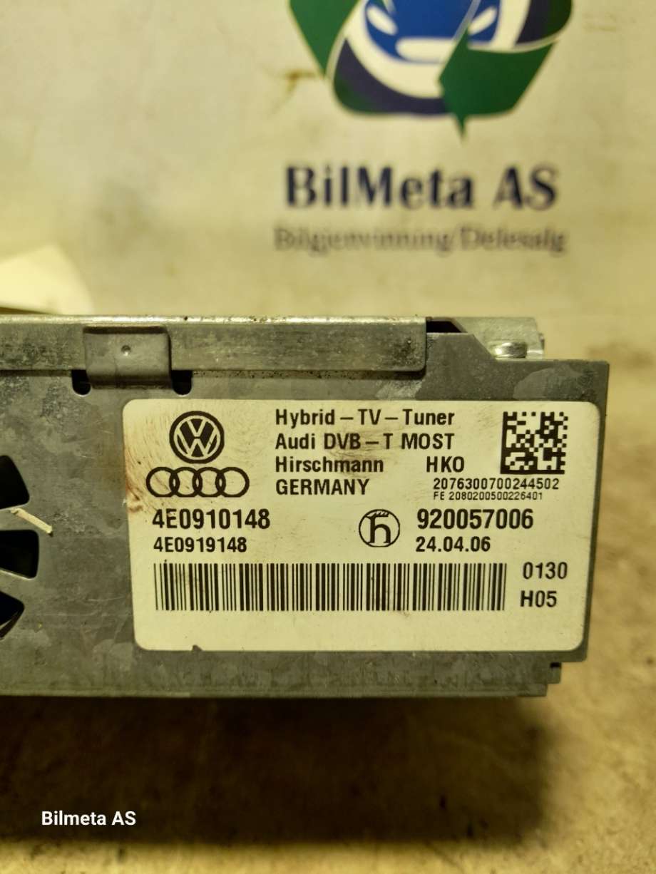 Bilstereo diverse til Audi A6 2005-2008 (Type III, Fase 1) (C6) (C6) (|4E0910148)