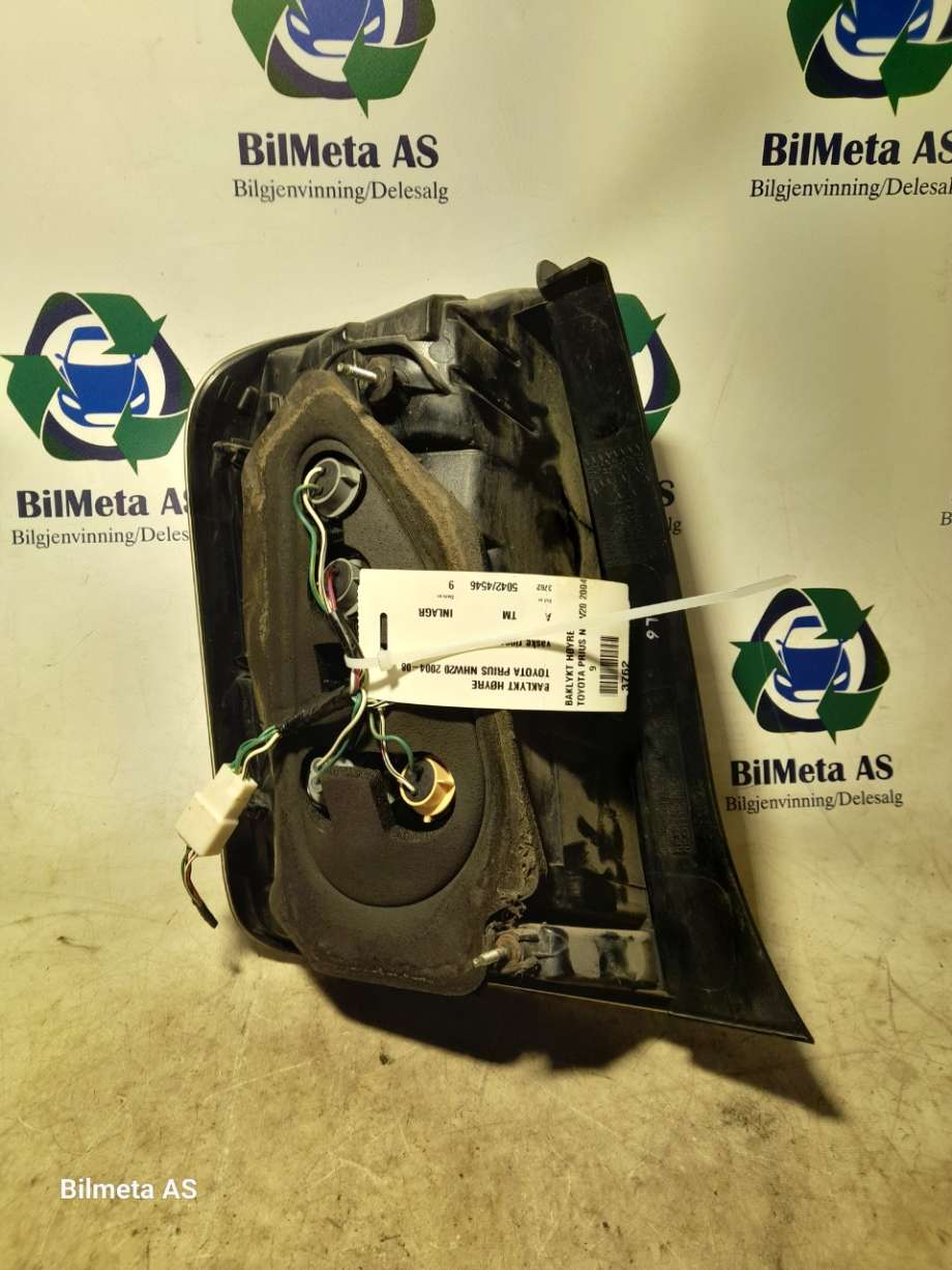 Baklykt høyre til Toyota Prius 2004-2009 (Type II) (COMBI) (COMBI) 