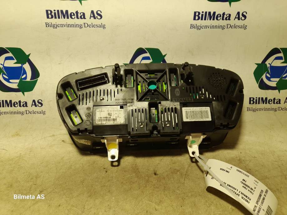 Speedometer til Renault Laguna 2008-2010 (Type III, Fase 1)  (|248100006r)