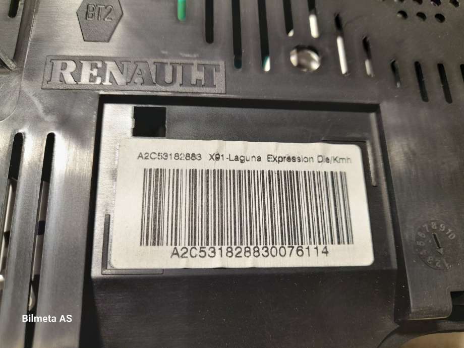 Speedometer til Renault Laguna 2008-2010 (Type III, Fase 1)  (|248100006r)