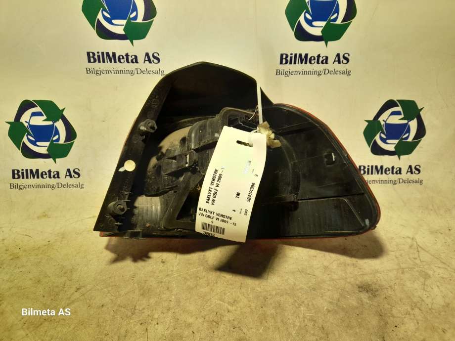 Baklykt venstre til VW Golf VI 2008-2012  