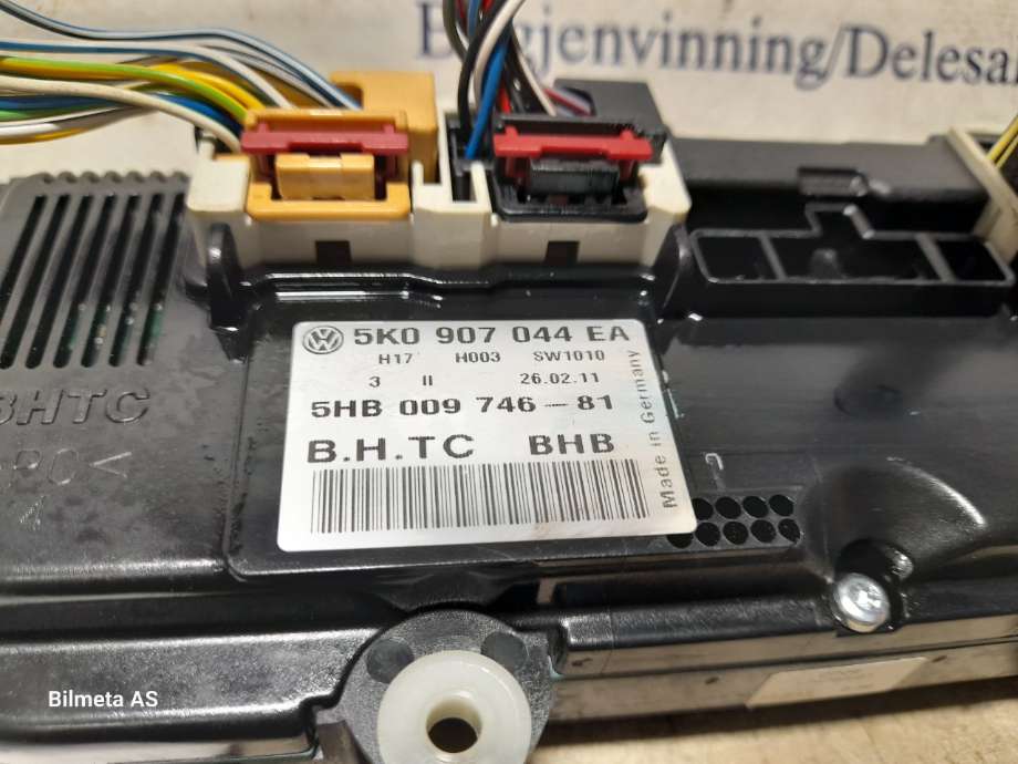 Varmeapparat betjening til VW Touran 2010-2015 (Type I, Fase 3)  (|5k0907044ea)