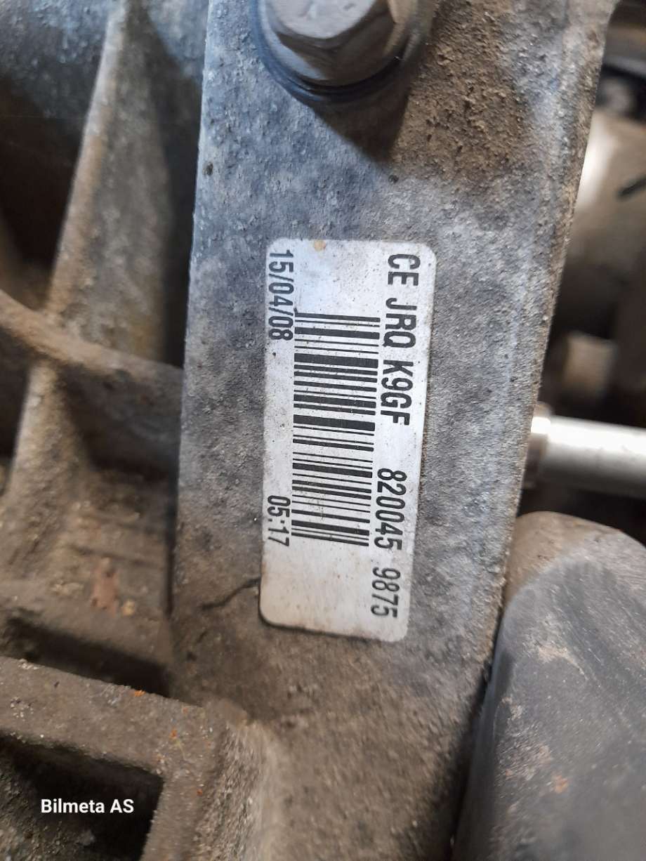 Girkasse manuell til Renault Kangoo 2008-2021 (Type II)  
