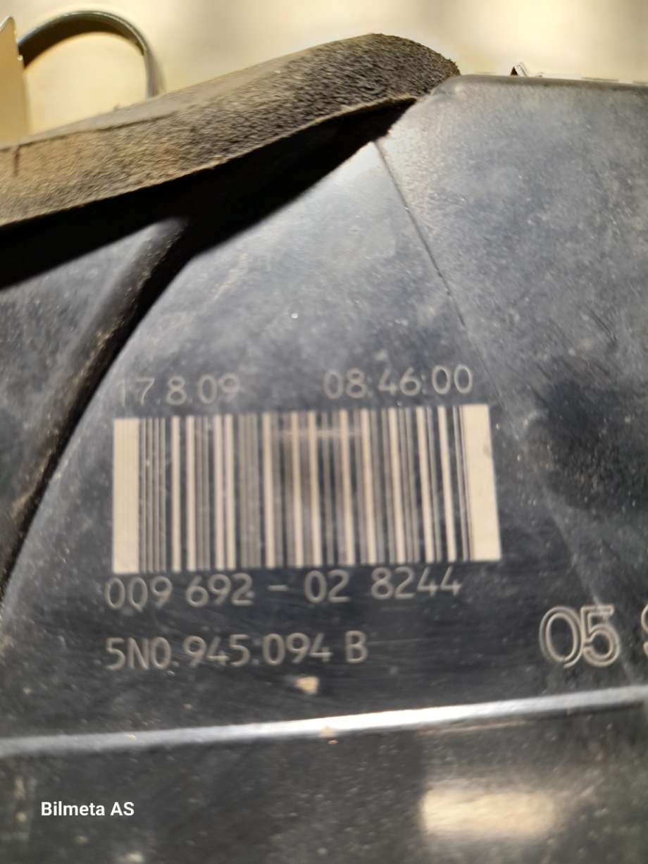 Baklykt høyre indre til VW Tiguan 2007-2011 (Type I, Fase 1)