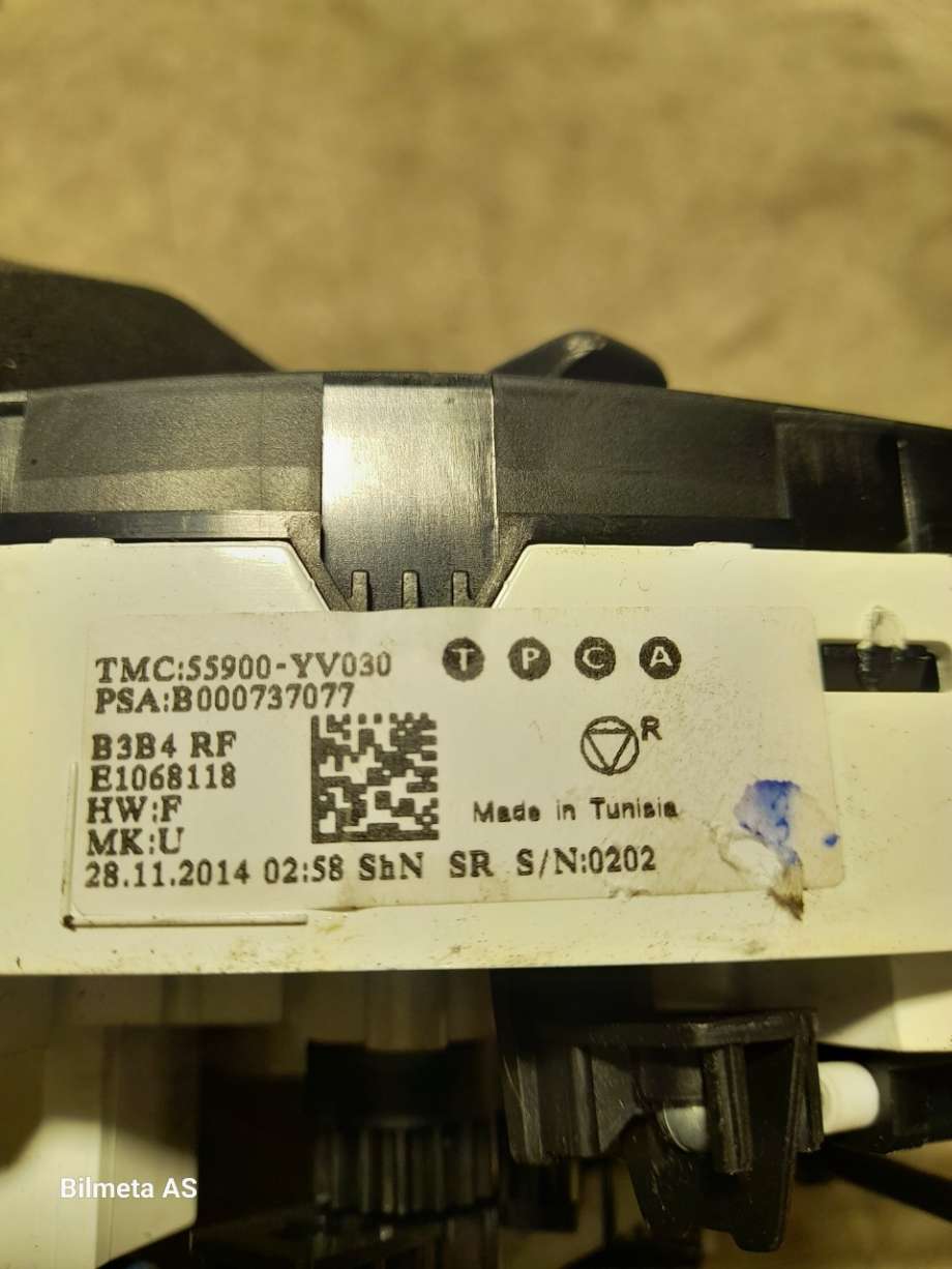 Varmeapparat betjening til Toyota Aygo 2005-2014 (Type I)  (|55900yv030)