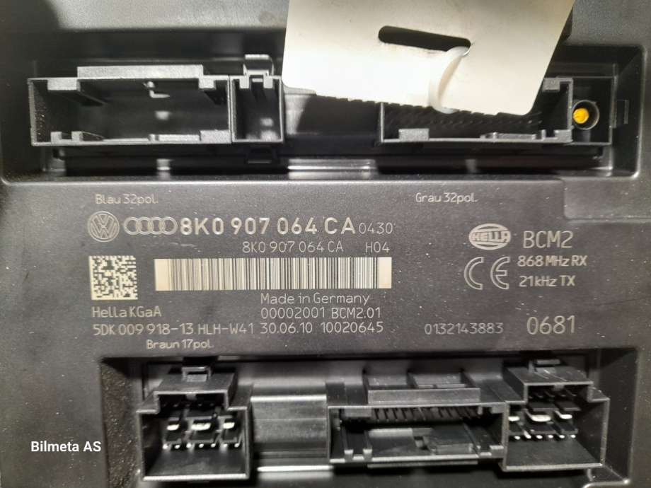 Styreenhet comfort (BCM) til Audi A4 2007-2014 (Type IV) (B8) (B8) (8K0907064CA|)