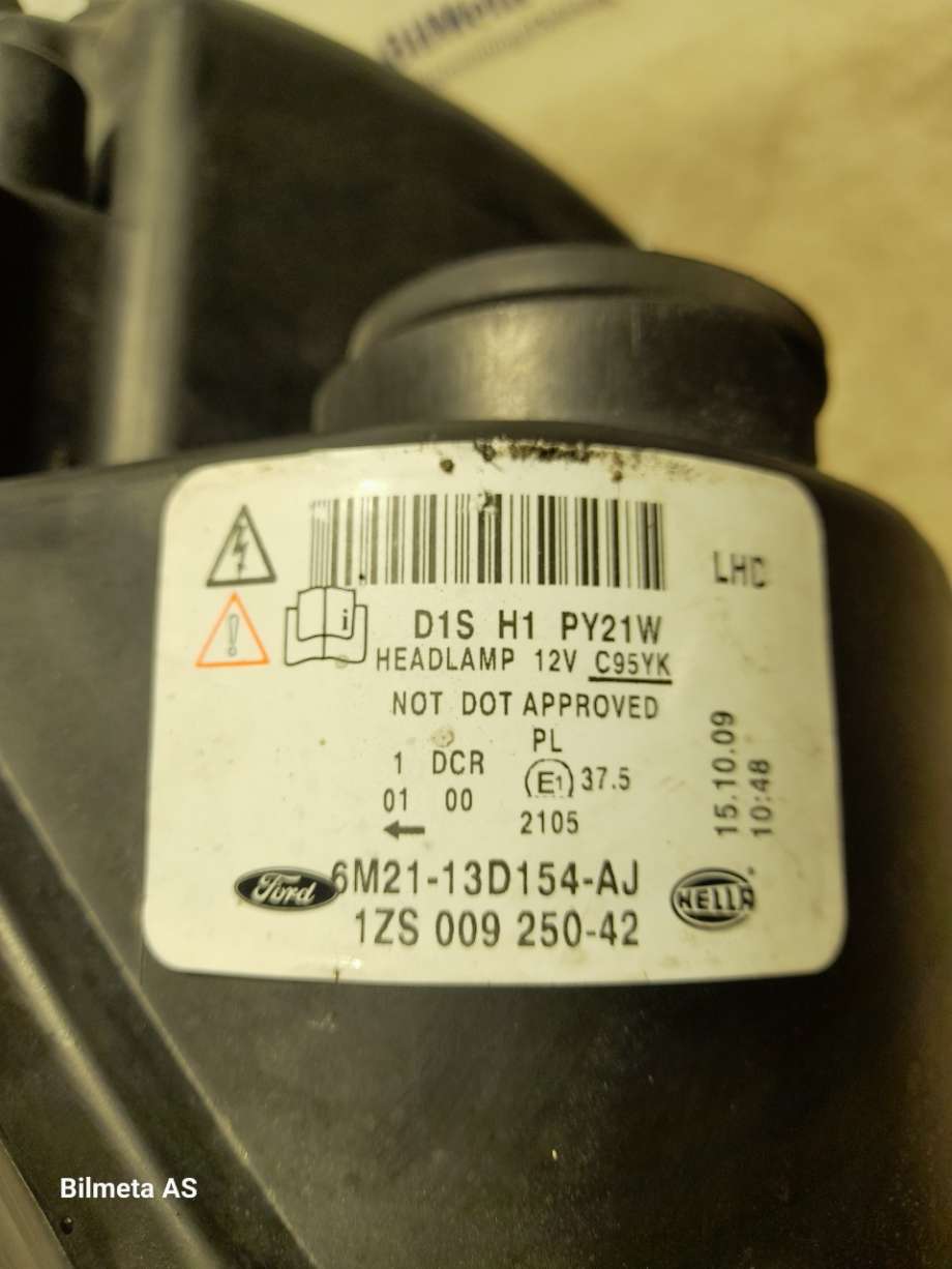 Frontlykt høyre xenon til Ford S-Max 2006-2010 (Type I, Fase 1)  (|6m2113d154aj)