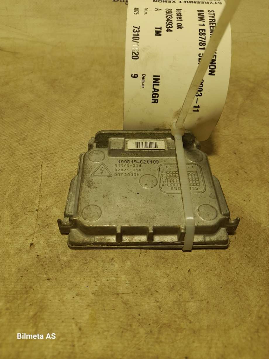 Styreenhet xenon/ballast til BMW 1-Serie 2004-2011 (E81/E82/E87/E88) (E81/E82/E87/E88) (|89034934|100819c20109)