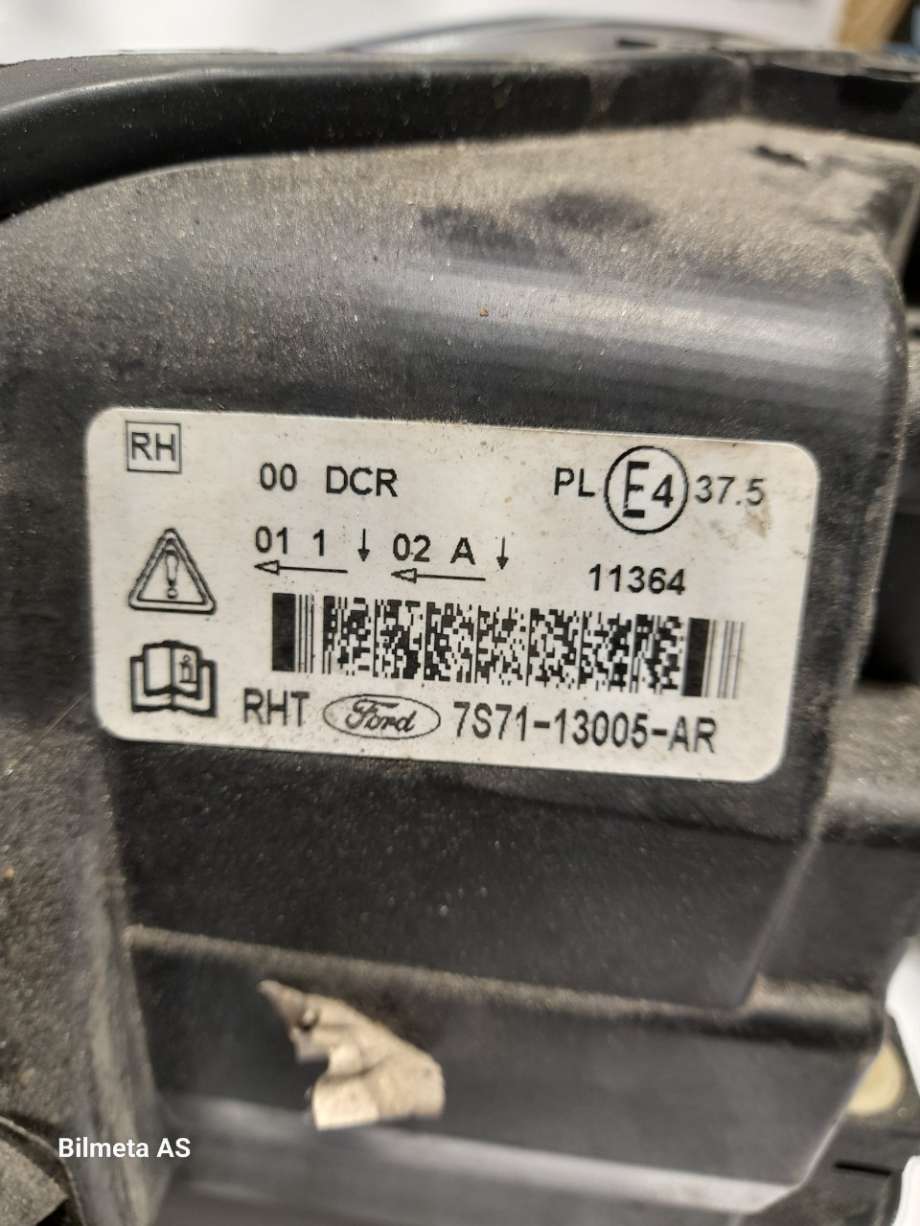 Frontlykt høyre xenon til Ford Mondeo 2007-2010 (Type IV, Fase 1)  (|7s7113005ar)