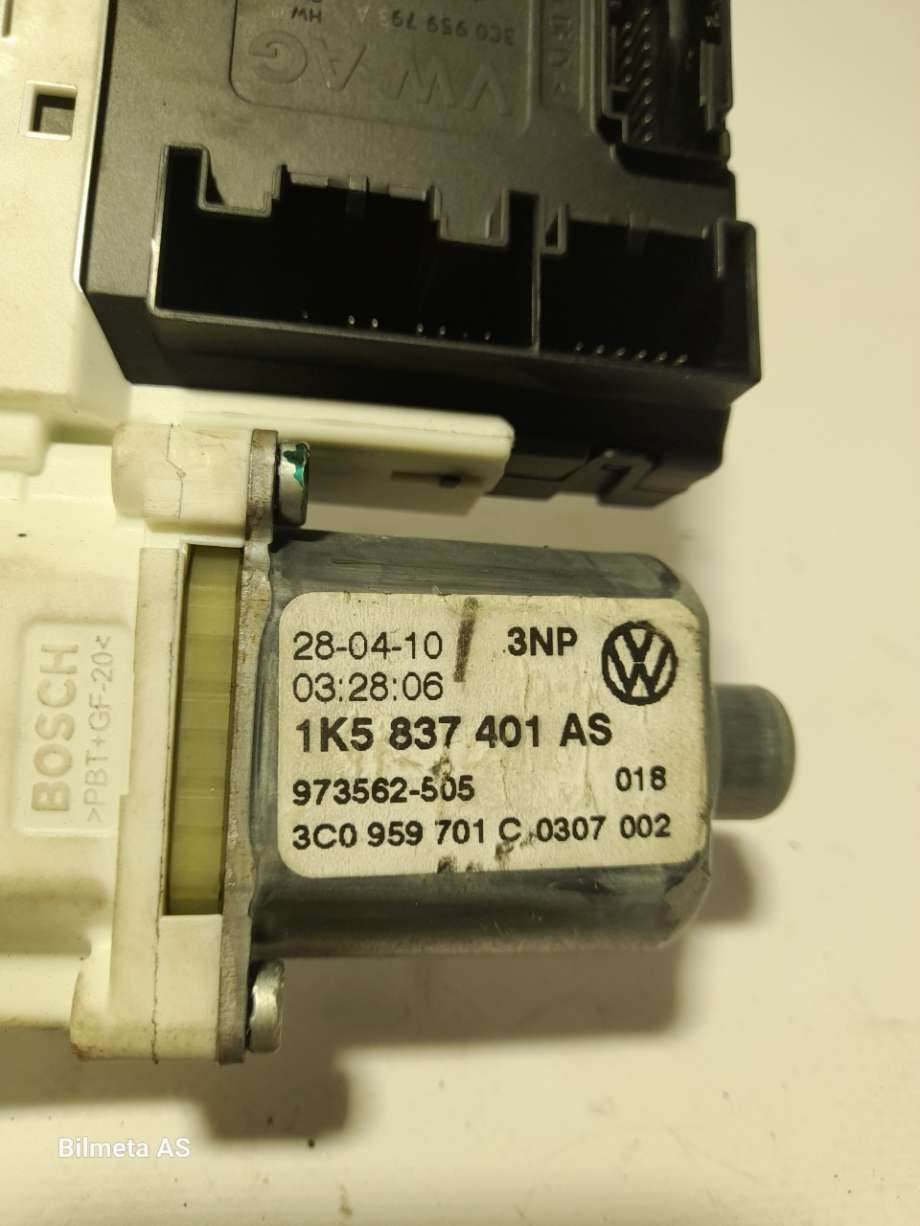 Ruteheis venstre foran til VW Golf VI 2008-2012 (|1k5837401as|3c0959793a)