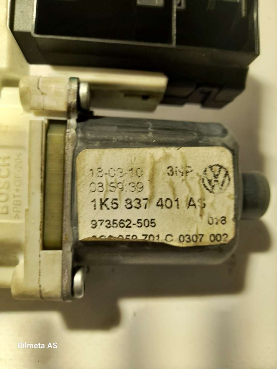 Ruteheis venstre foran til VW Golf VI 2008-2012 (|1k5837401as|3c0959793a)