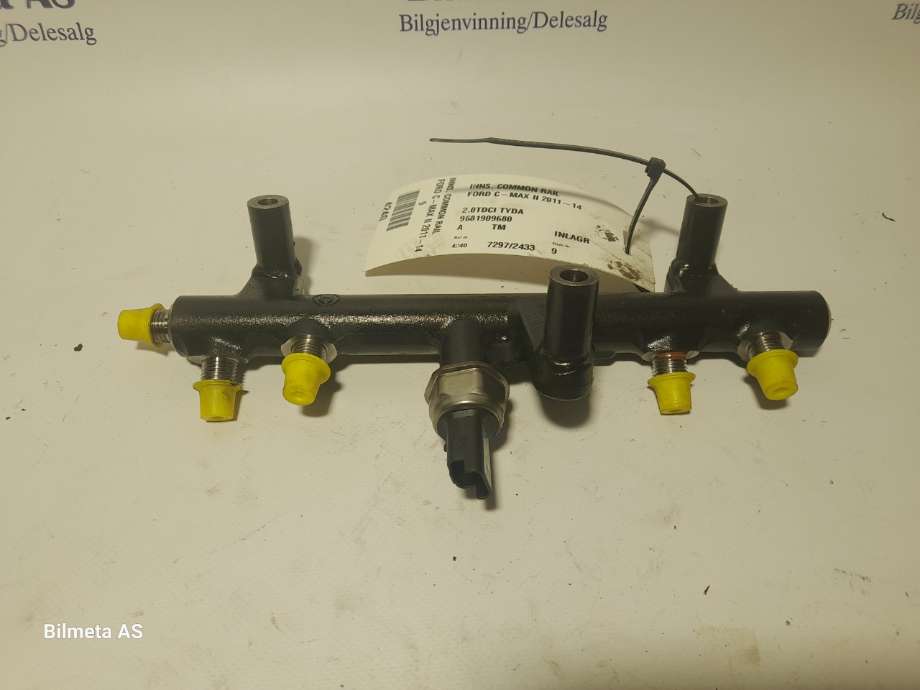Dyseskinne (fuelrail) til Ford C-Max 2010-2015 (Type II, Fase 1)  (|9681909680)