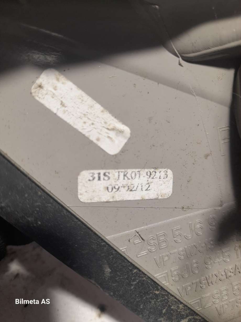Baklykt høyre til Škoda Fabia 2007-2010 (Type II, Fase 1)