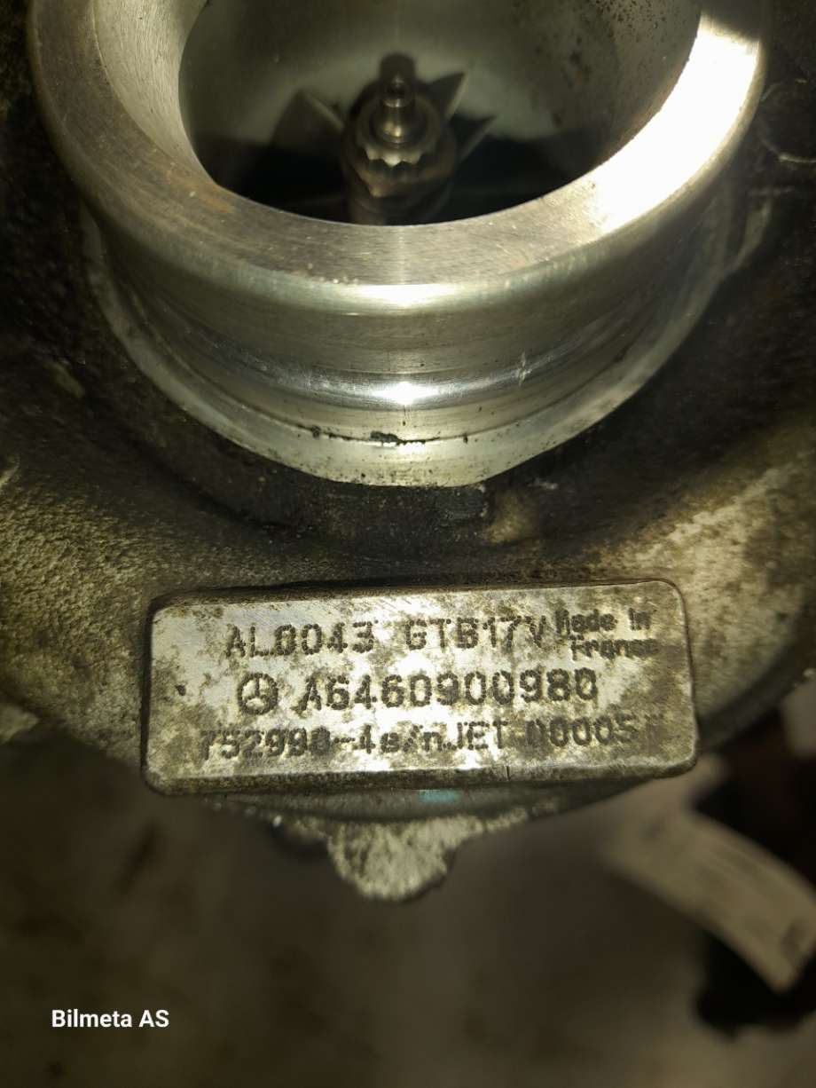 Turbo til Mercedes E-Klasse 2002-2006 (Fase 1) (W211) (W211) (|a6460900980)