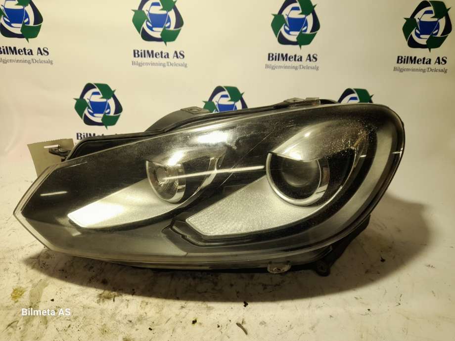 Frontlykt venstre xenon til VW Golf VI 2008-2012 (5k1941751c|)