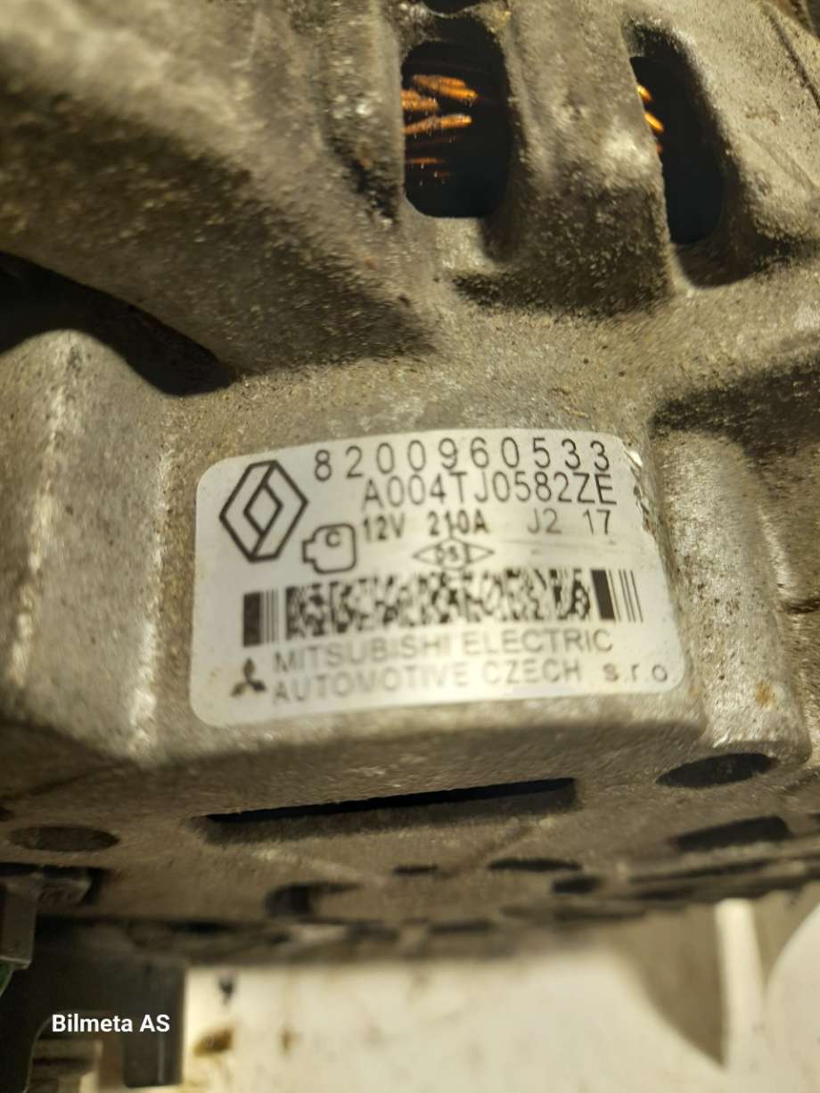 Dynamo til Renault Megane 2009-2016 Type III  (|8200960533|a004tj0582ze)