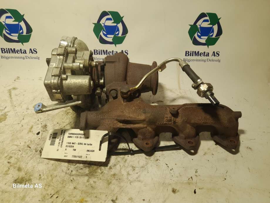 Turbo til BMW 1-Serie 2011-2015 (Fase 1) (F20/F21) (F20/F21) (|8518204)