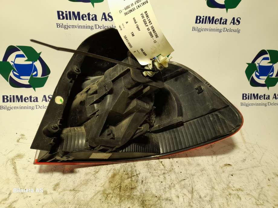 Baklykt venstre til VW Golf VI 2008-2012  