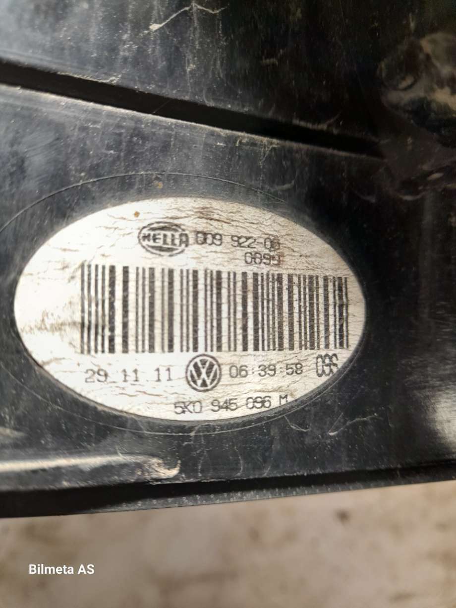 Baklykt høyre til VW Golf VI 2008-2012  