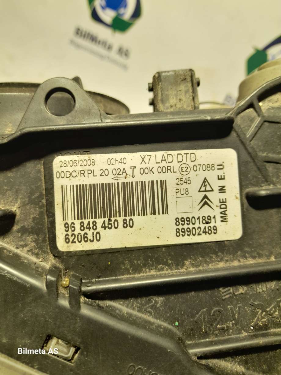 Frontlykt høyre xenon til Citroën C5 2008-2017 (Type II)