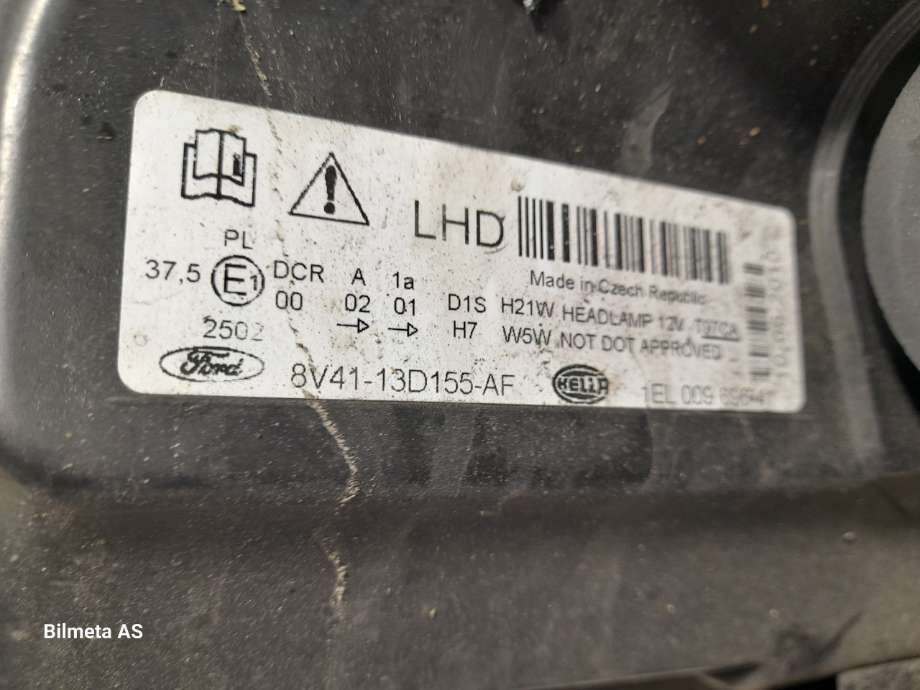 Frontlykt venstre xenon til Ford Kuga 2008-2012 (Type I)  (|8v4113d155af|5DV00900000)