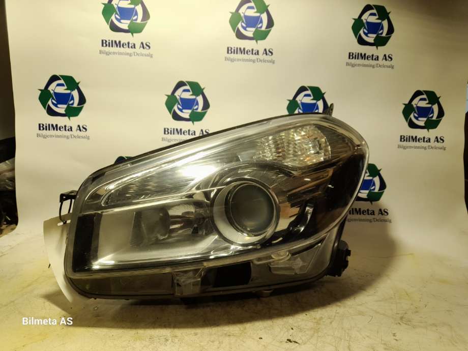 Frontlykt venstre xenon til Nissan Qashqai 2010-2014 (Type I, Fase 2) (|26060br60a)