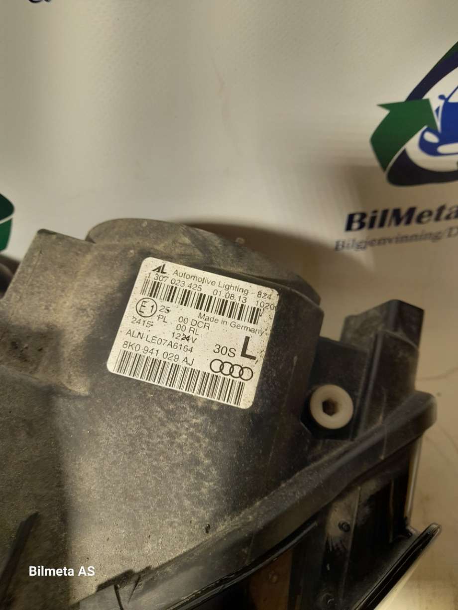 Frontlykt venstre xenon til Audi A4 2007-2014 (Type IV) (B8) (B8) (|8k0941029aj)