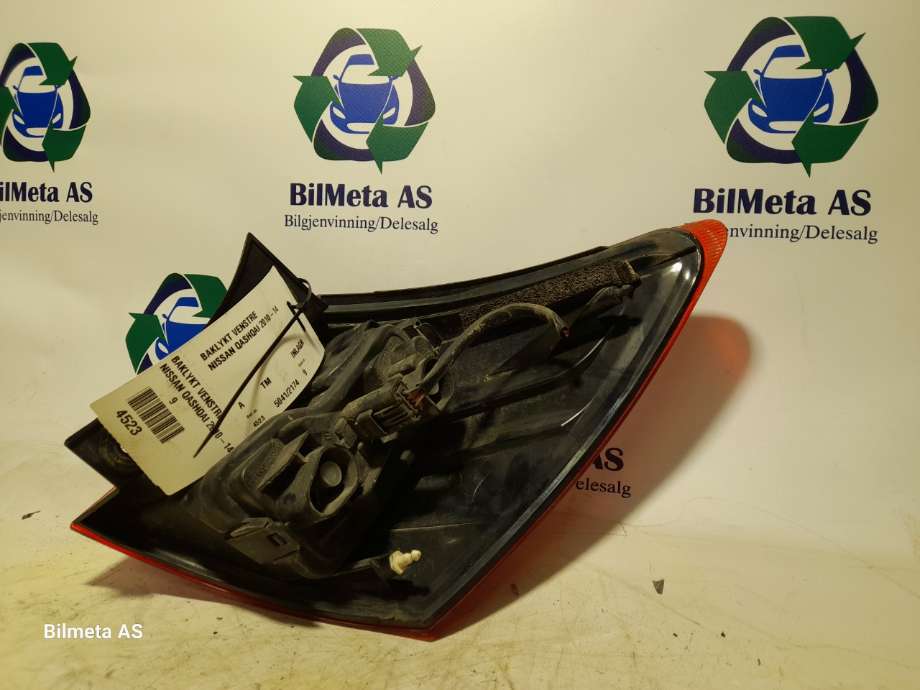 Baklykt venstre til Nissan Qashqai 2010-2014 (Type I, Fase 2)  