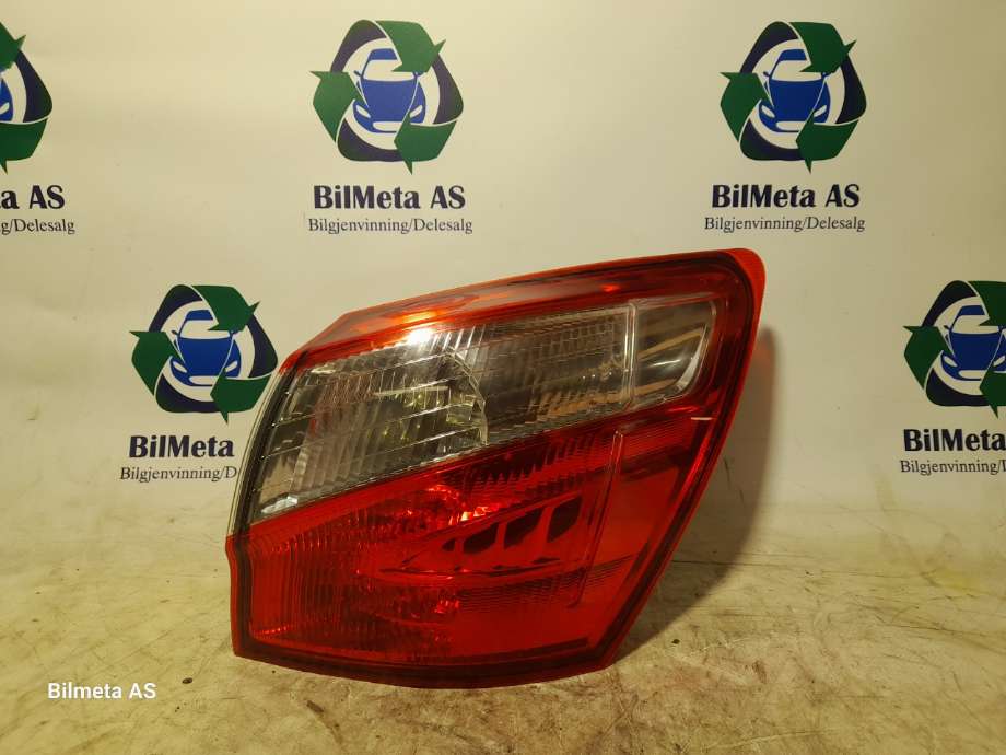 Baklykt høyre til Nissan Qashqai 2010-2014 (Type I, Fase 2)