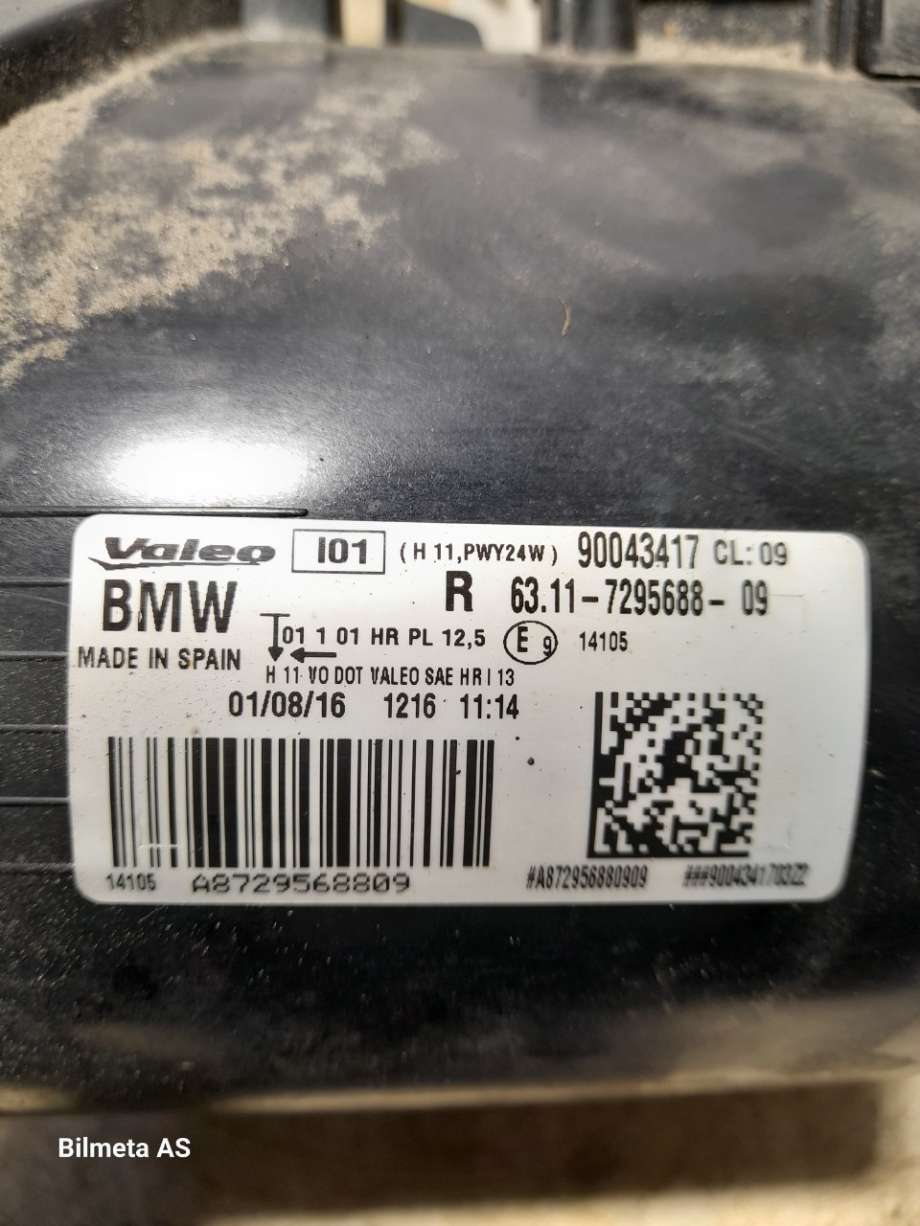 Tåkelykt høyre foran til BMW i3 2013-2022 (|63117295688)