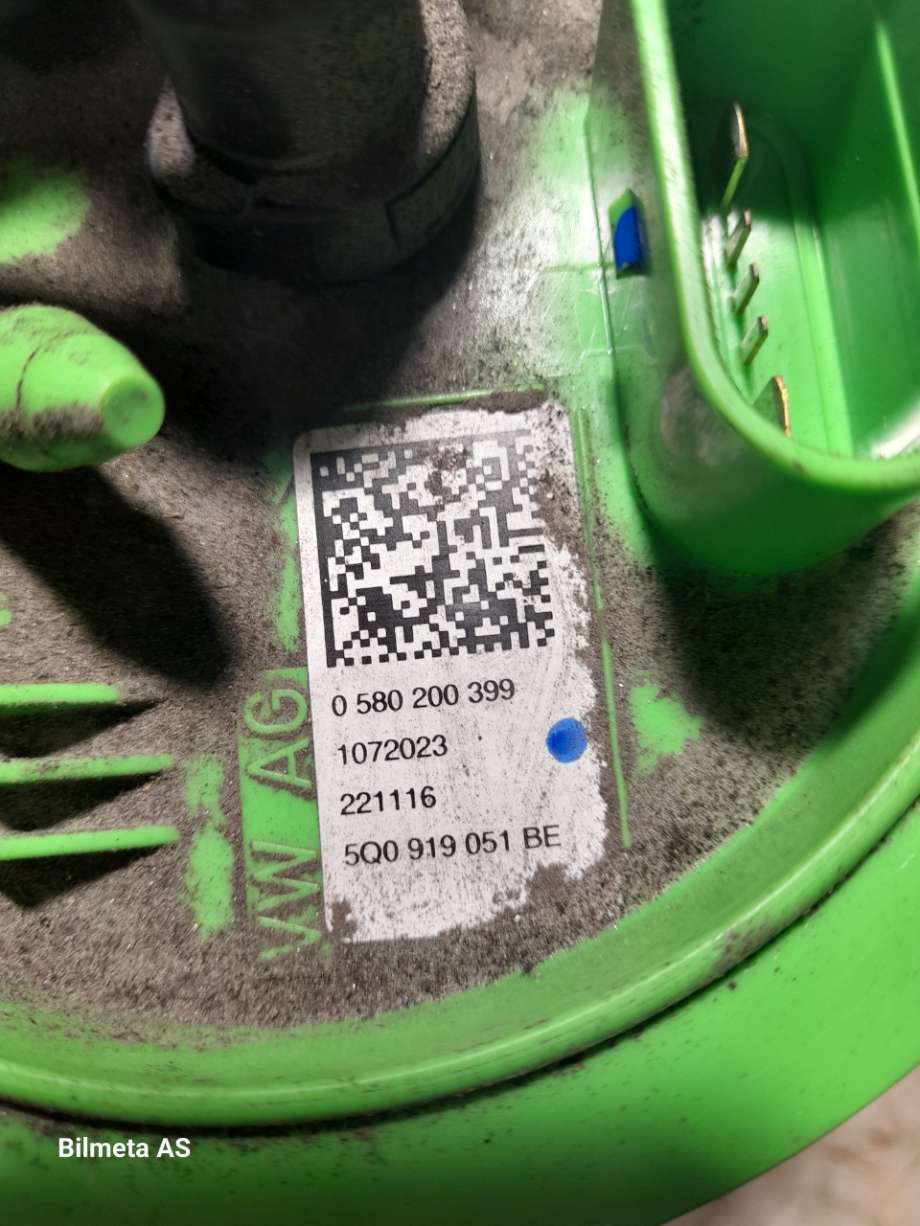 Bensinpumpe elektrisk til Audi A3 2012-2016 (Type III, Fase 1) (|5q0919051be)
