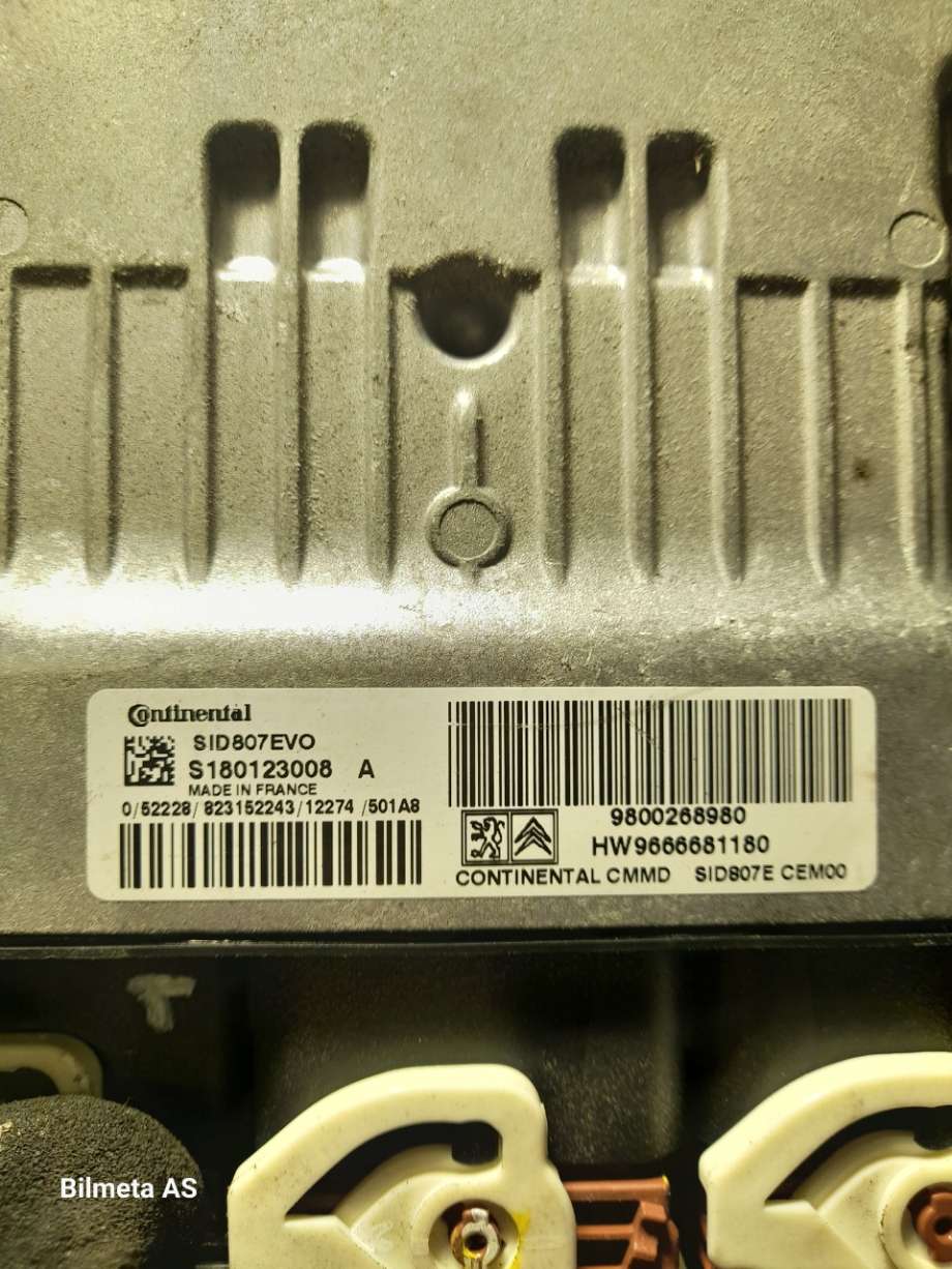Styreenhet motor til Peugeot 3008 2009-2016 (Type I)  (|9800268980)