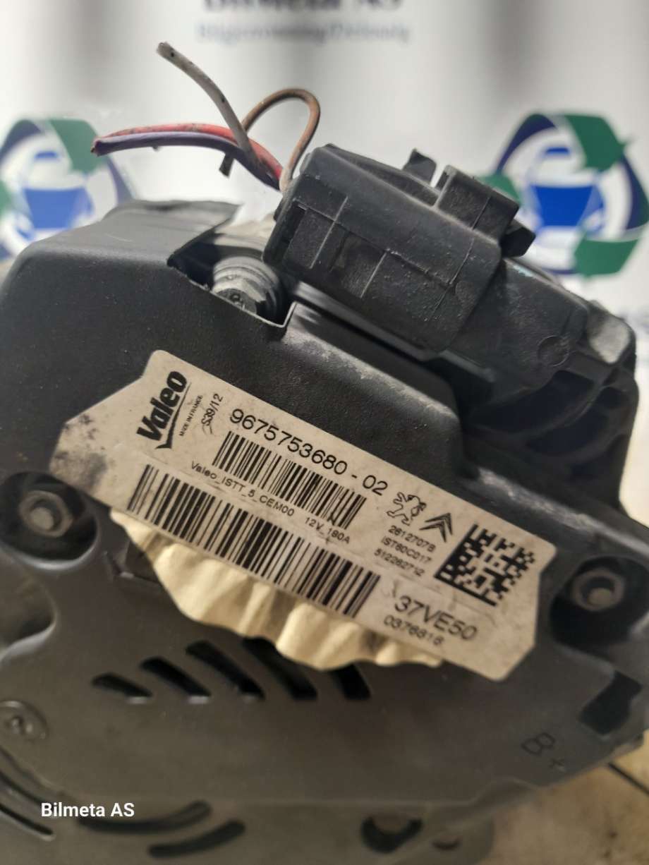 Dynamo til Peugeot 3008 2009-2016 (Type I)  (|9675753680)