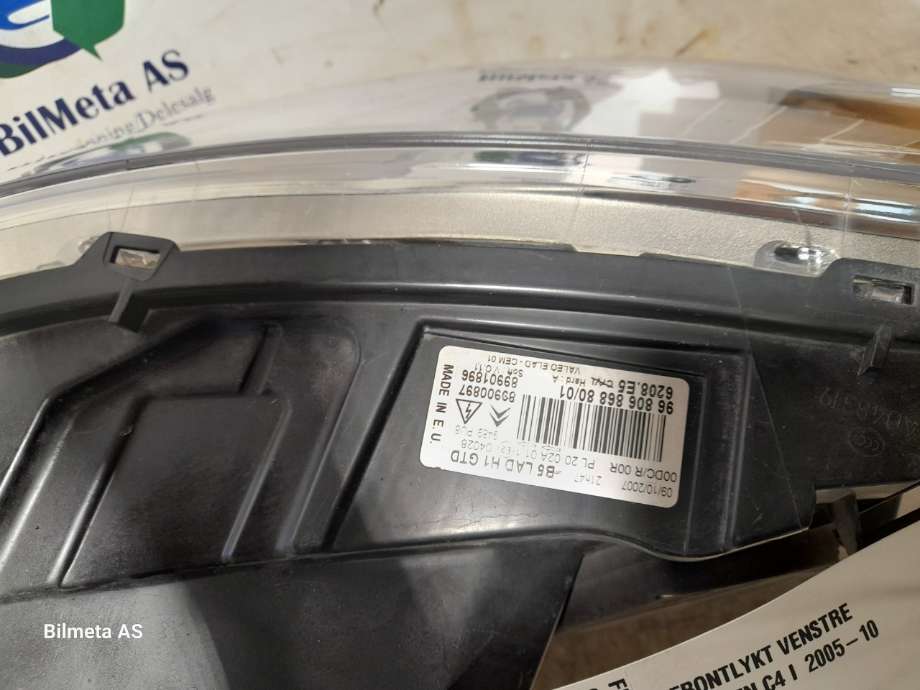 Frontlykt venstre xenon til Citroën C4 2004-2011 (Type I)  (|89900897)