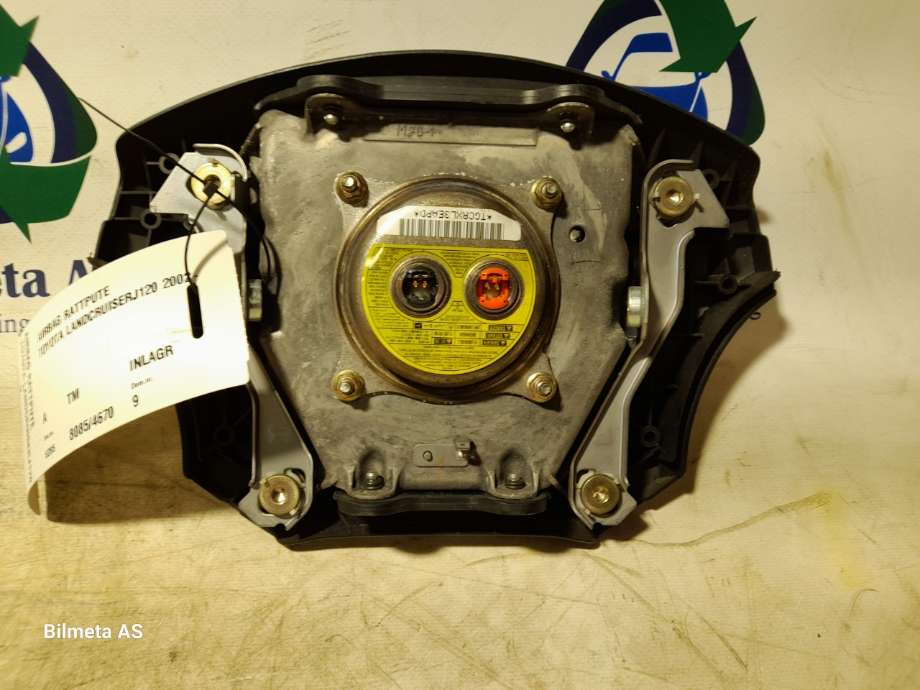 Airbag rattpute til Toyota Land Cruiser 120 2002-2009  