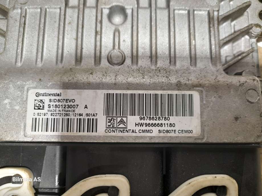 Styreenhet motor til Peugeot 508 2011-2014 (Type I, Fase 1)  (|9678628780)