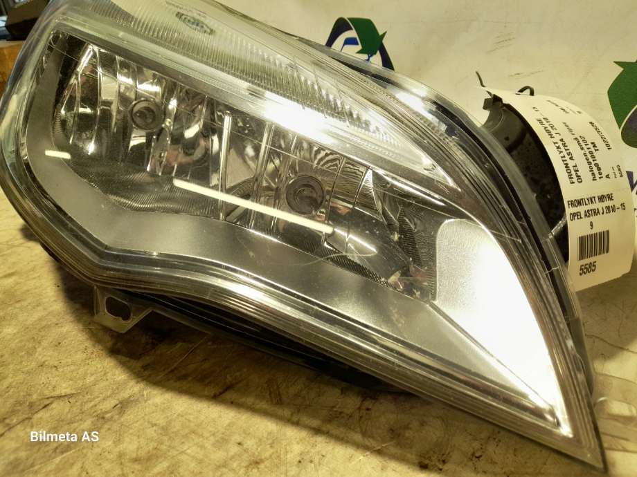 Frontlykt høyre halogen til Opel Astra J 2010-2015  (1eg01001102|)