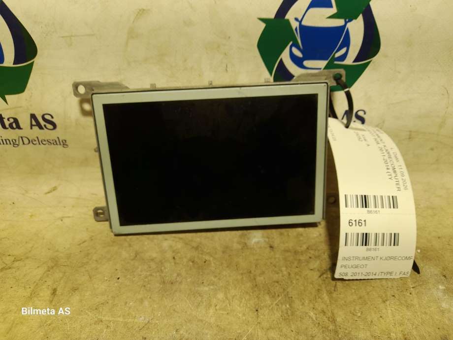 Instrument kjørecomputer til Peugeot 508 2011-2014 (Type I, Fase 1) (9666280780|)