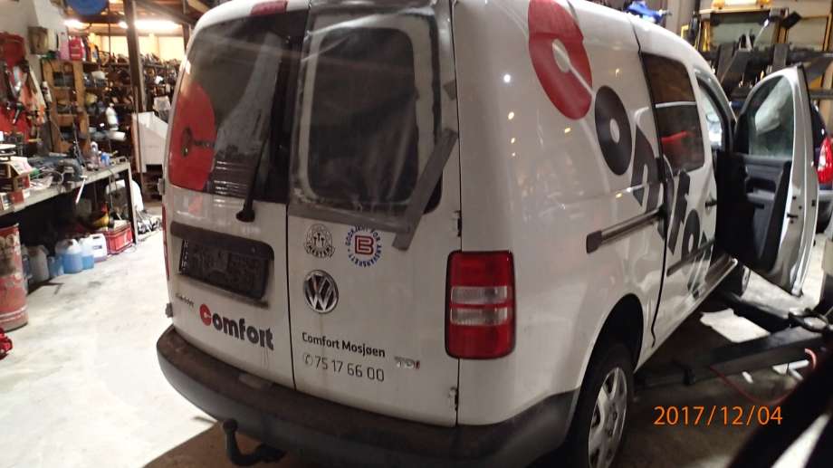 VW Caddy 2010-2015 (Type III, Fase 2) , Motorkode: CAYD, Girkassekode: MHZ