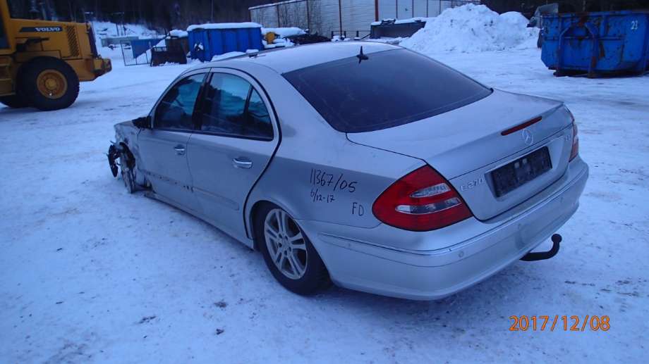 Mercedes E-Klasse 2002-2006 (Fase 1) (W211) (W211), Motorkode: 647961, Girkassekode:
